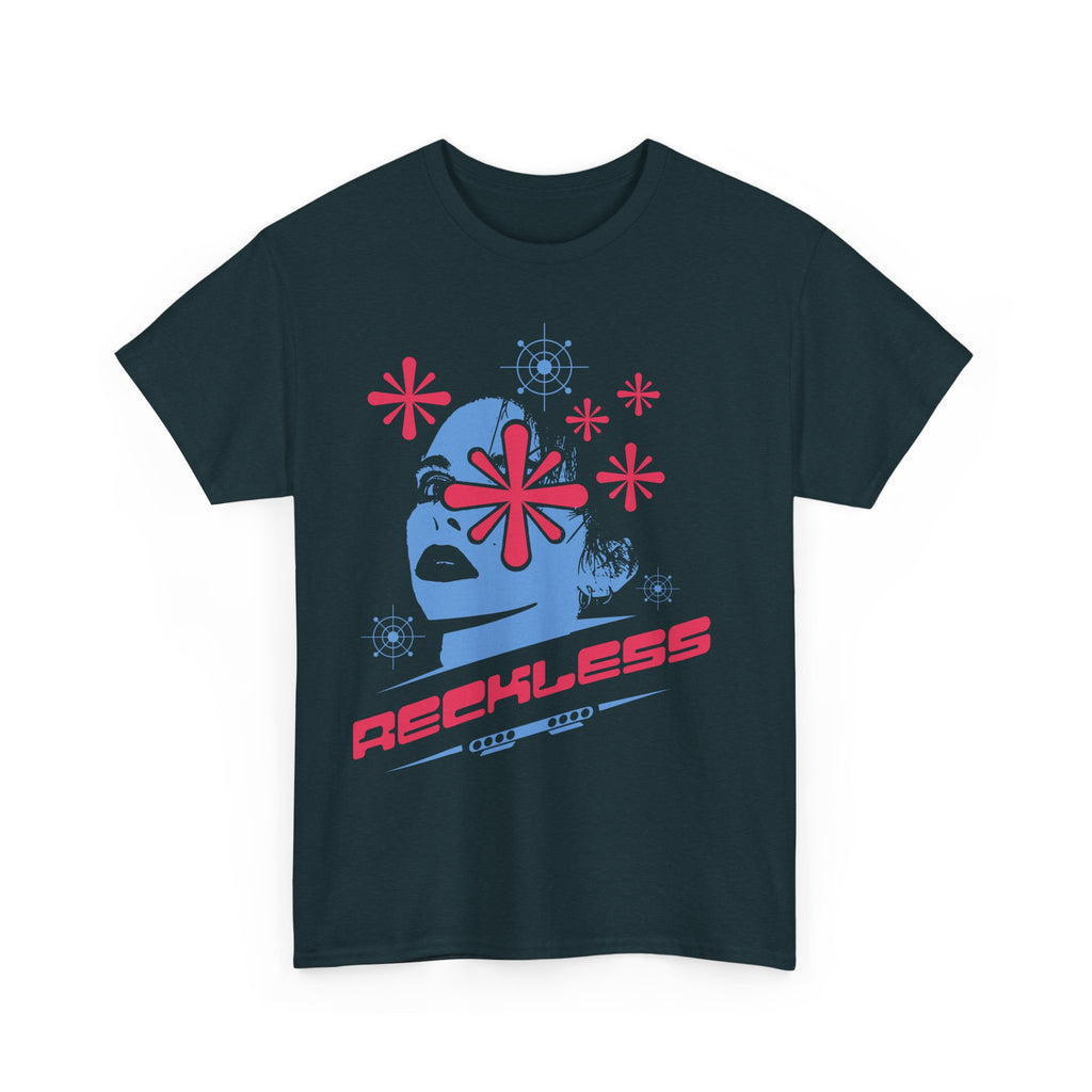 Reckless Heavy Cotton Graphic Tee | Streetwear Style, Casual Top