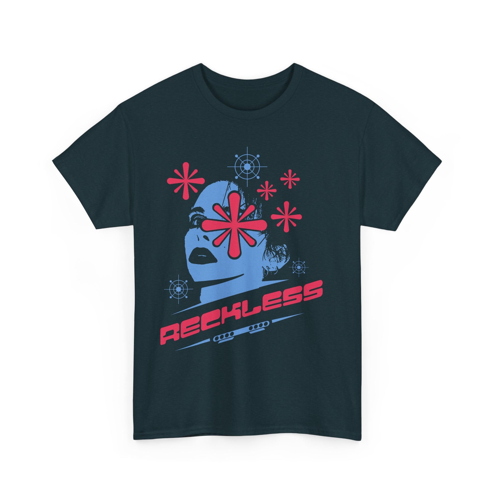 Reckless Heavy Cotton Graphic Tee | Streetwear Style, Casual Top