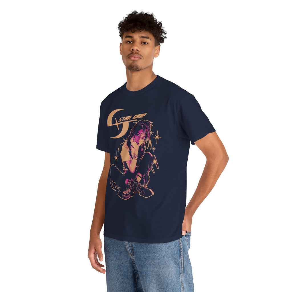 Star Gaze Graphic Tee | Heavy Cotton T-Shirt, Streetwear Style