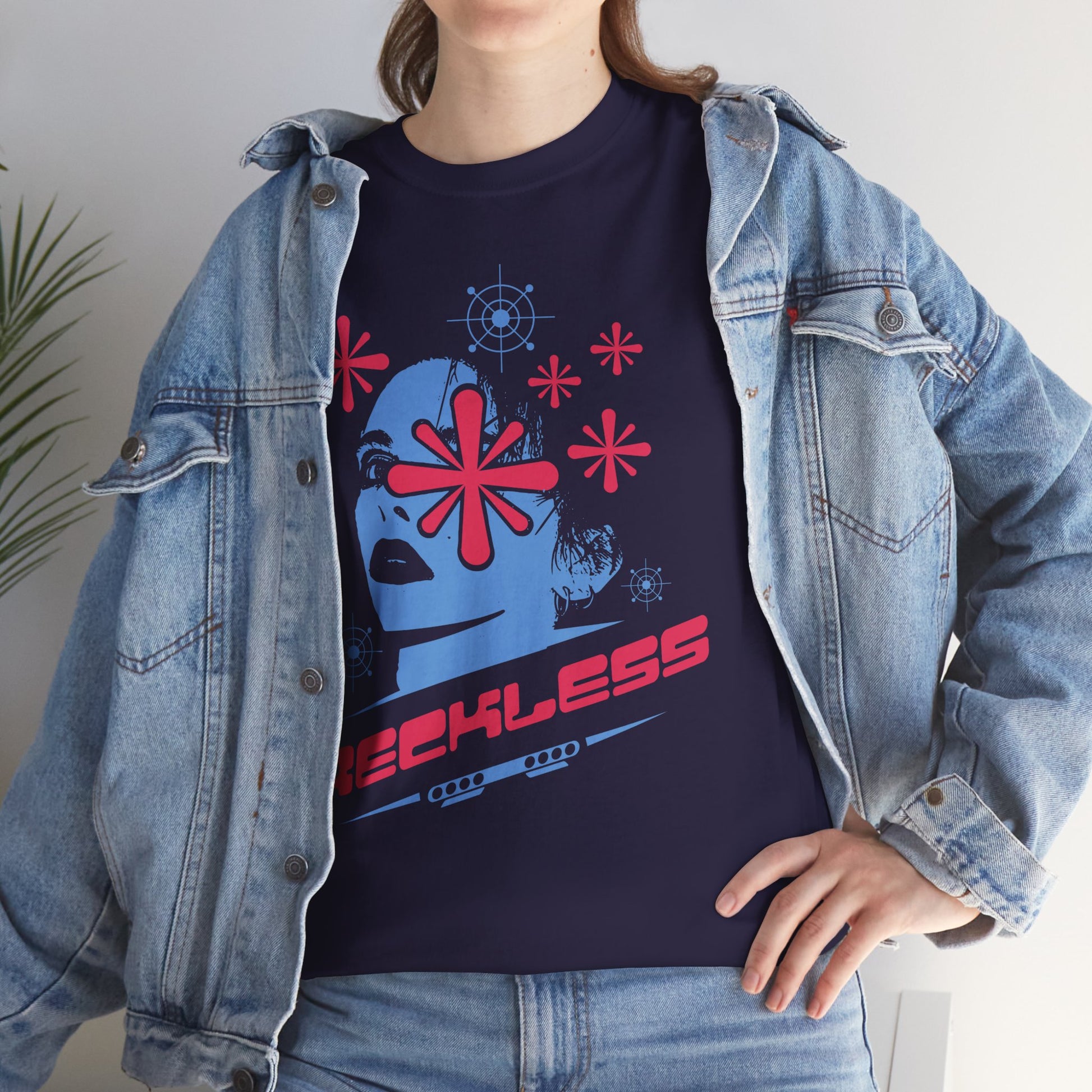 Reckless Heavy Cotton Graphic Tee | Streetwear Style, Casual Top