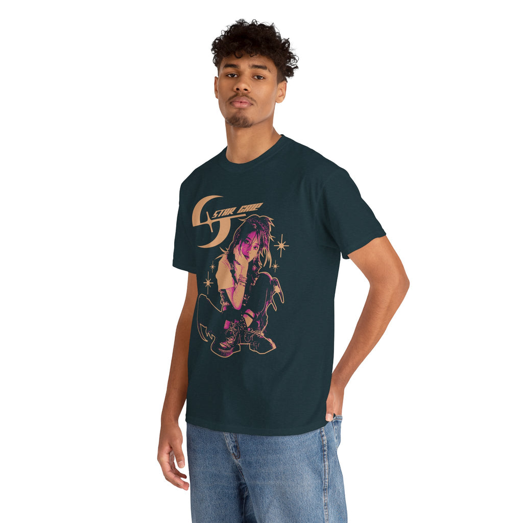 Star Gaze Graphic Tee | Heavy Cotton T-Shirt, Streetwear Style