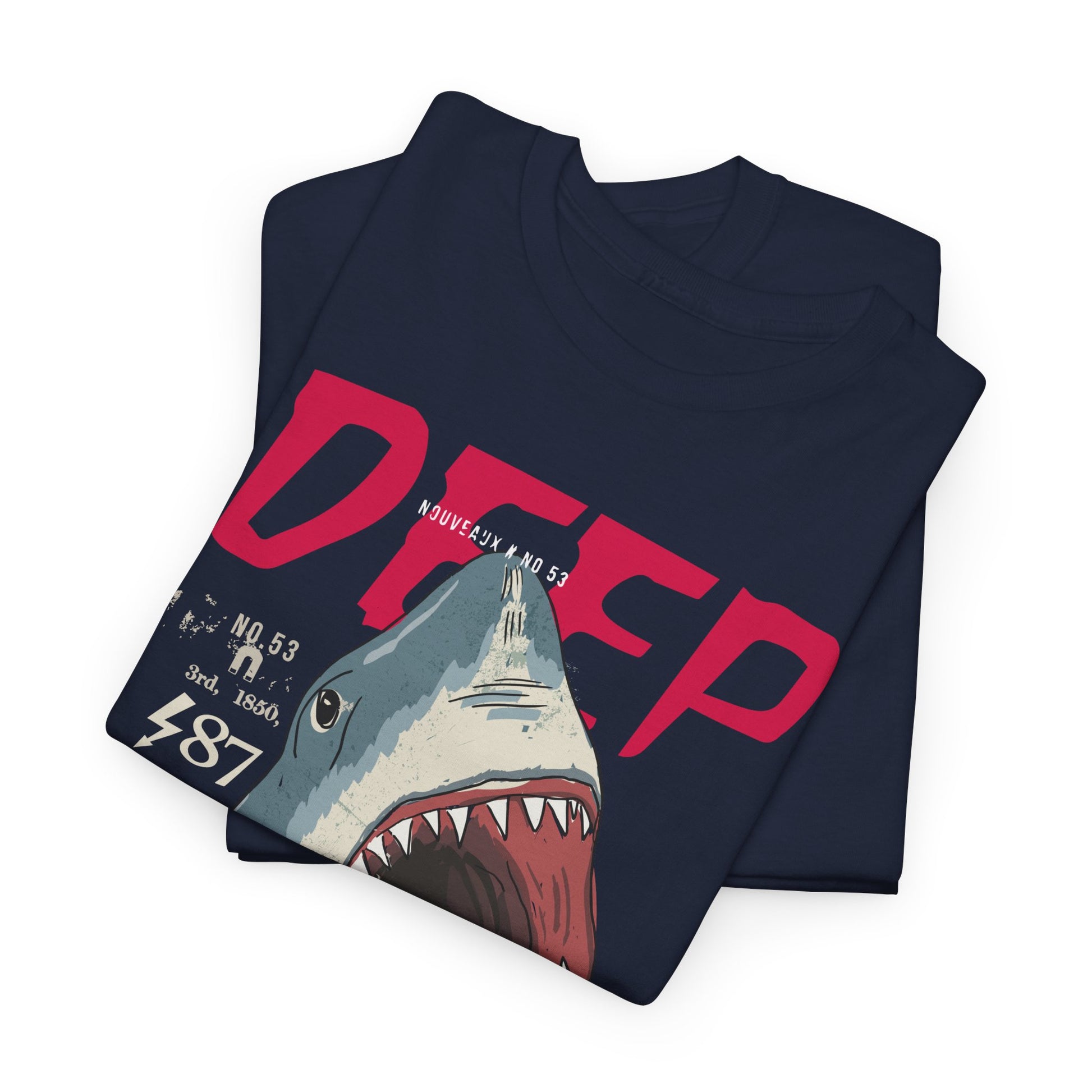 Deep Fear Shark Tee | Heavy Cotton Tee, Streetwear