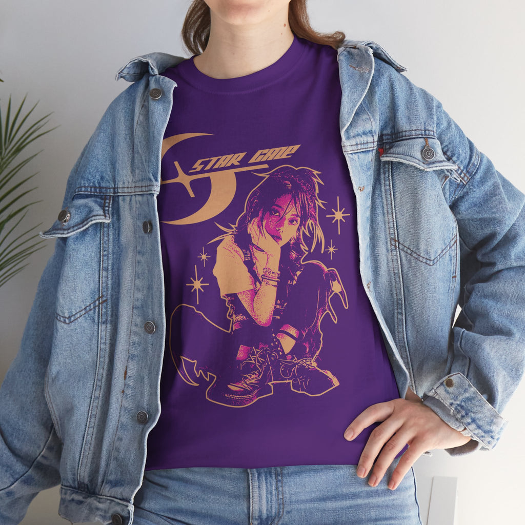 Star Gaze Graphic Tee | Heavy Cotton T-Shirt, Streetwear Style