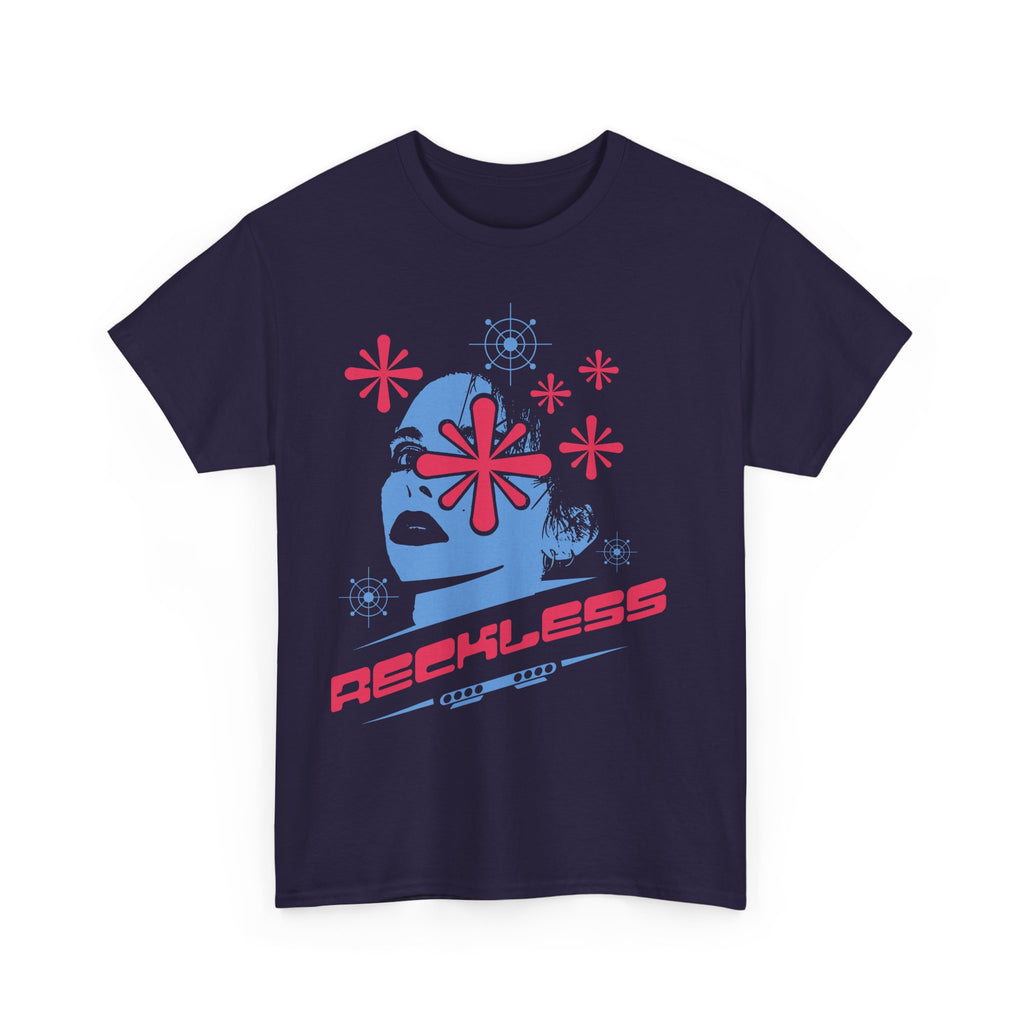 Reckless Heavy Cotton Graphic Tee | Streetwear Style, Casual Top