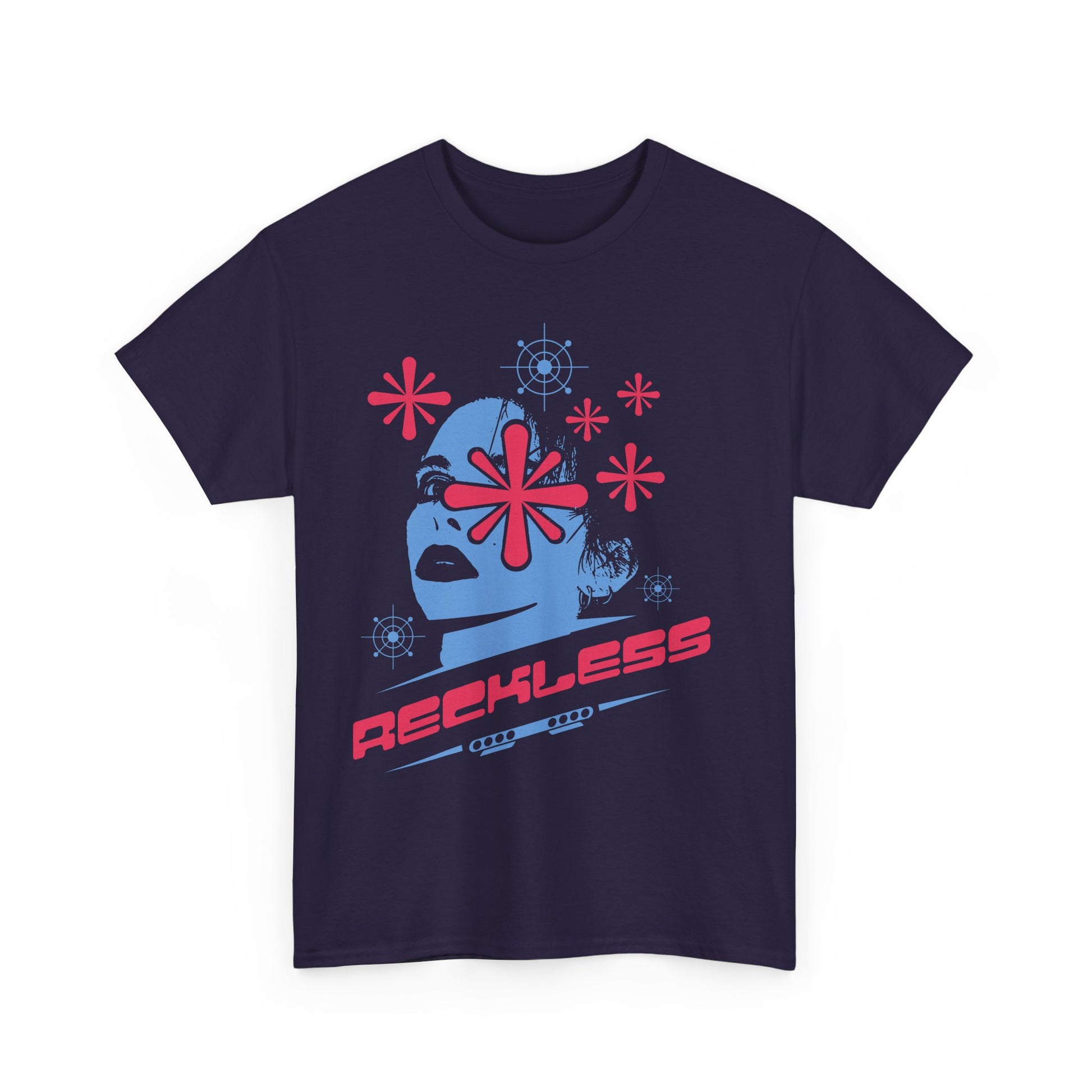 Reckless Heavy Cotton Graphic Tee | Streetwear Style, Casual Top