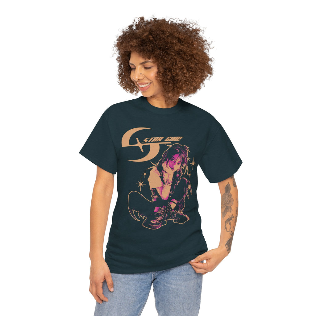 Star Gaze Graphic Tee | Heavy Cotton T-Shirt, Streetwear Style