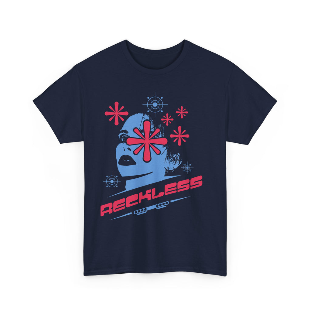 Reckless Heavy Cotton Graphic Tee | Streetwear Style, Casual Top