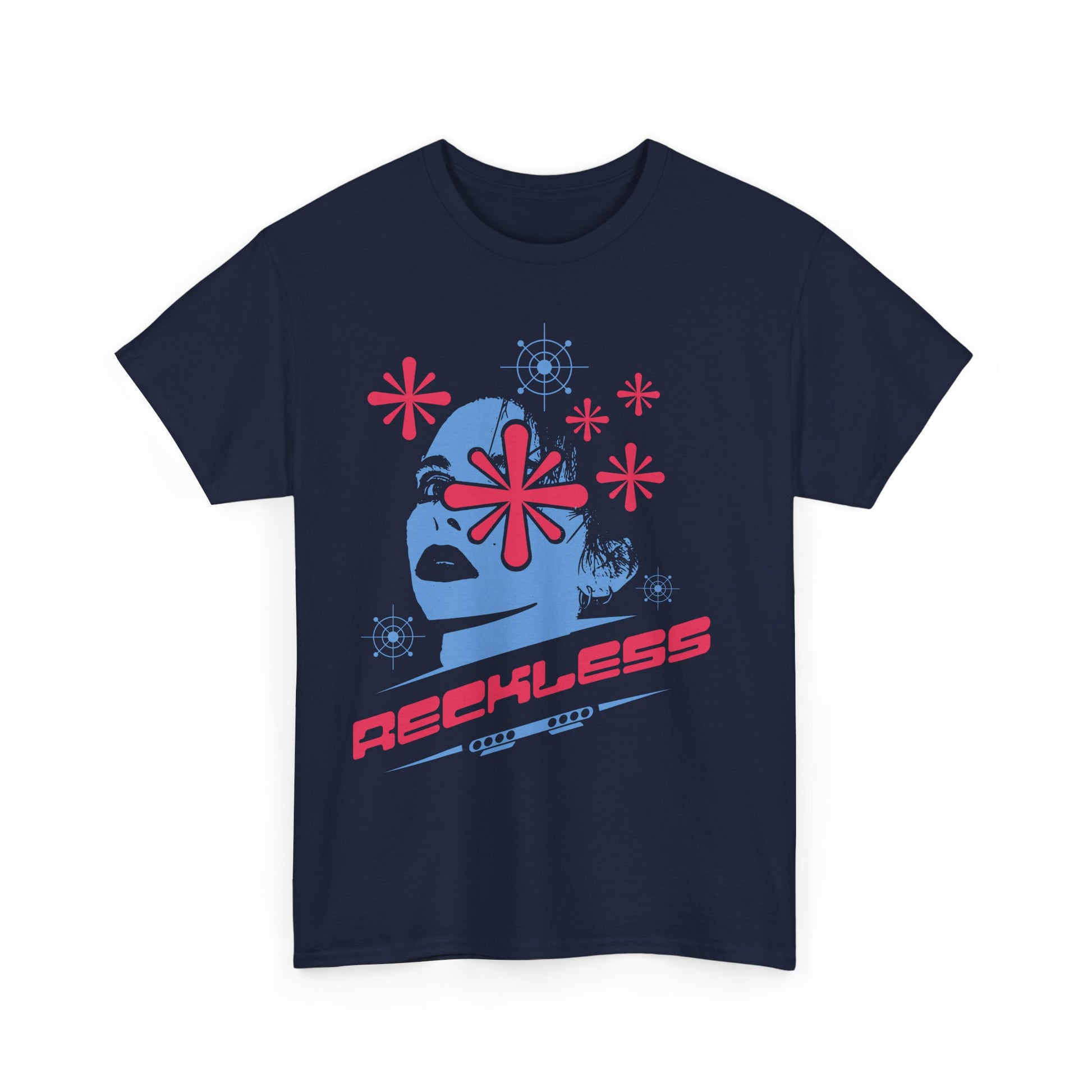 Reckless Heavy Cotton Graphic Tee | Streetwear Style, Casual Top