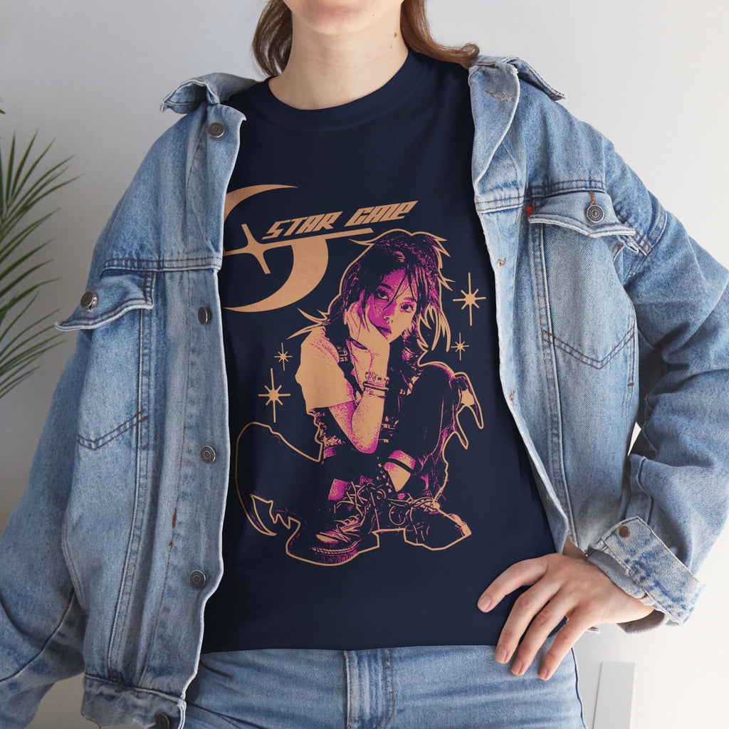 Star Gaze Graphic Tee | Heavy Cotton T-Shirt, Streetwear Style