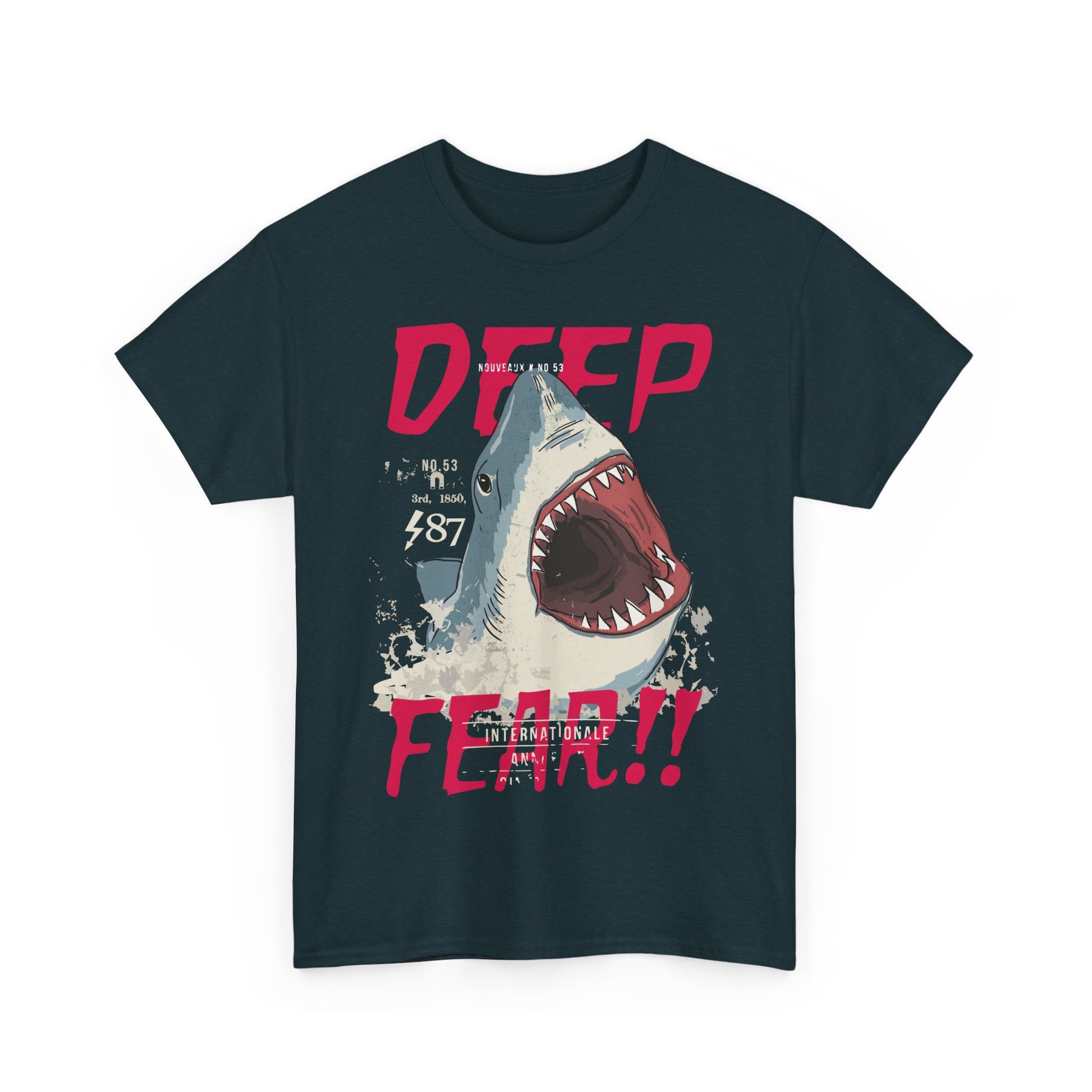 Deep Fear Shark Tee | Heavy Cotton Tee, Streetwear