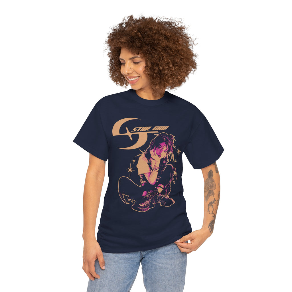 Star Gaze Graphic Tee | Heavy Cotton T-Shirt, Streetwear Style