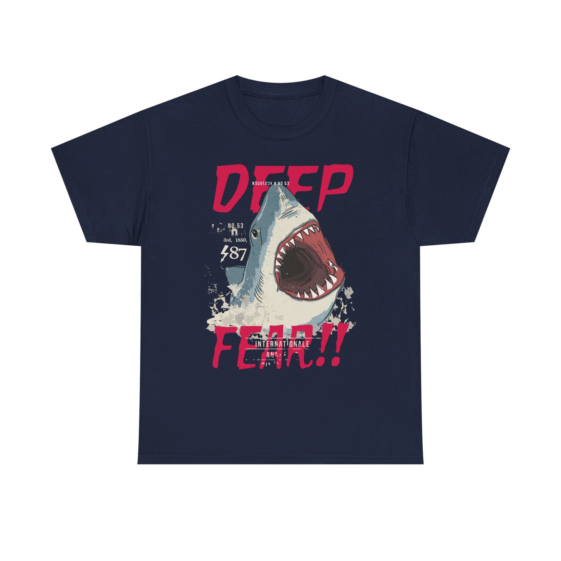 Deep Fear Shark Tee | Heavy Cotton Tee, Streetwear