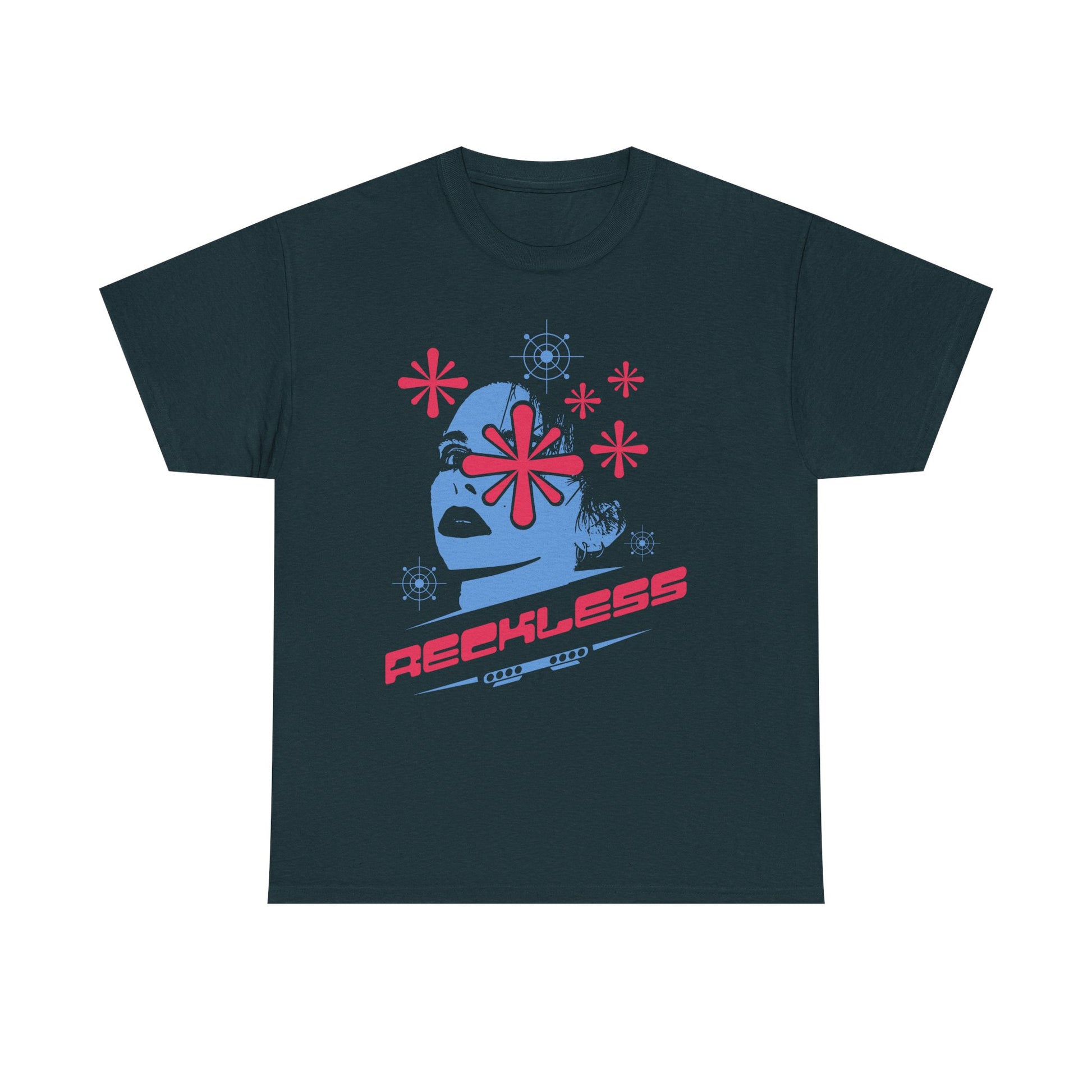 Reckless Heavy Cotton Graphic Tee | Streetwear Style, Casual Top