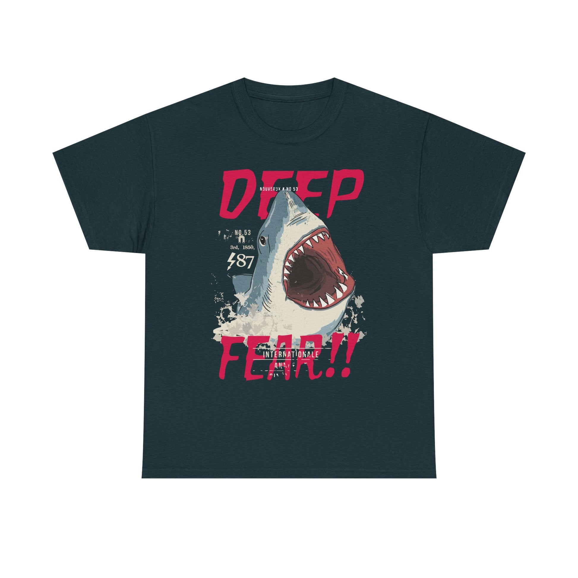 Deep Fear Shark Tee | Heavy Cotton Tee, Streetwear