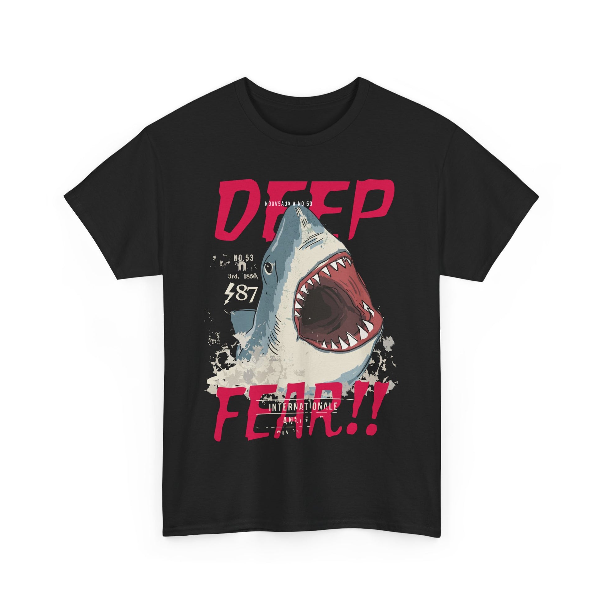 Deep Fear Shark Tee | Heavy Cotton Tee, Streetwear