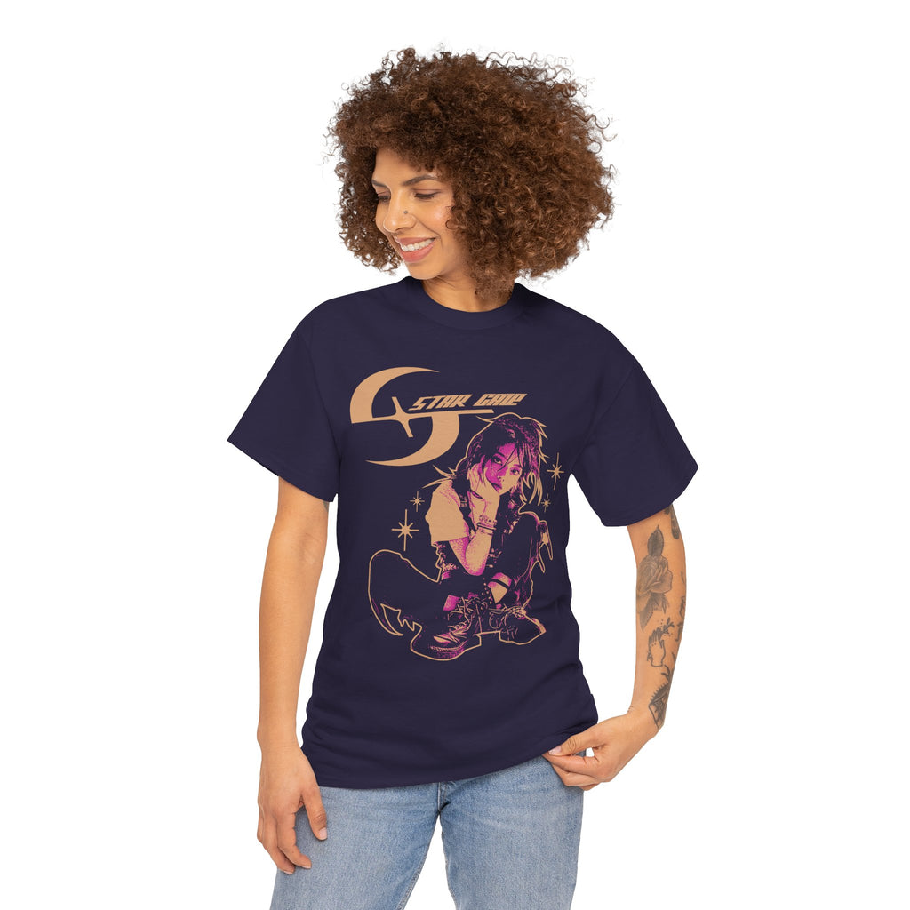 Star Gaze Graphic Tee | Heavy Cotton T-Shirt, Streetwear Style