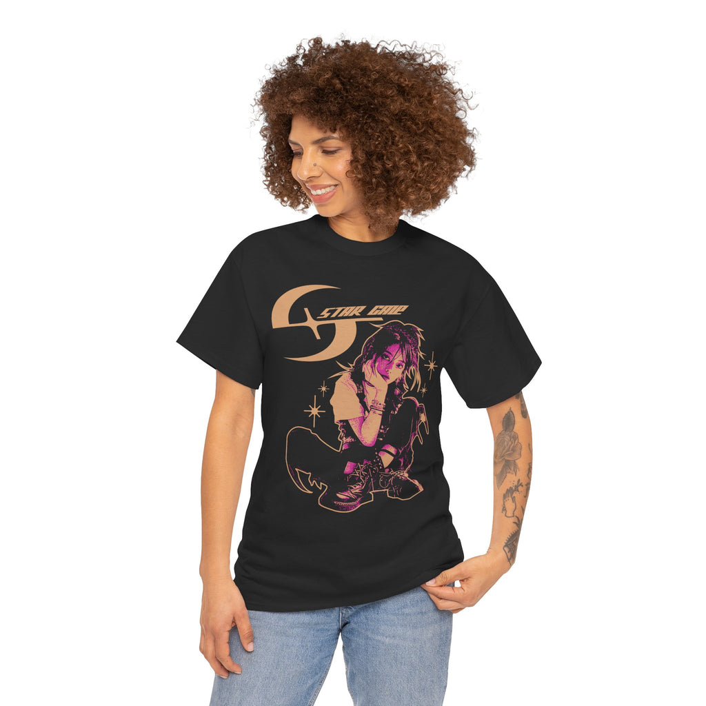 Star Gaze Graphic Tee | Heavy Cotton T-Shirt, Streetwear Style