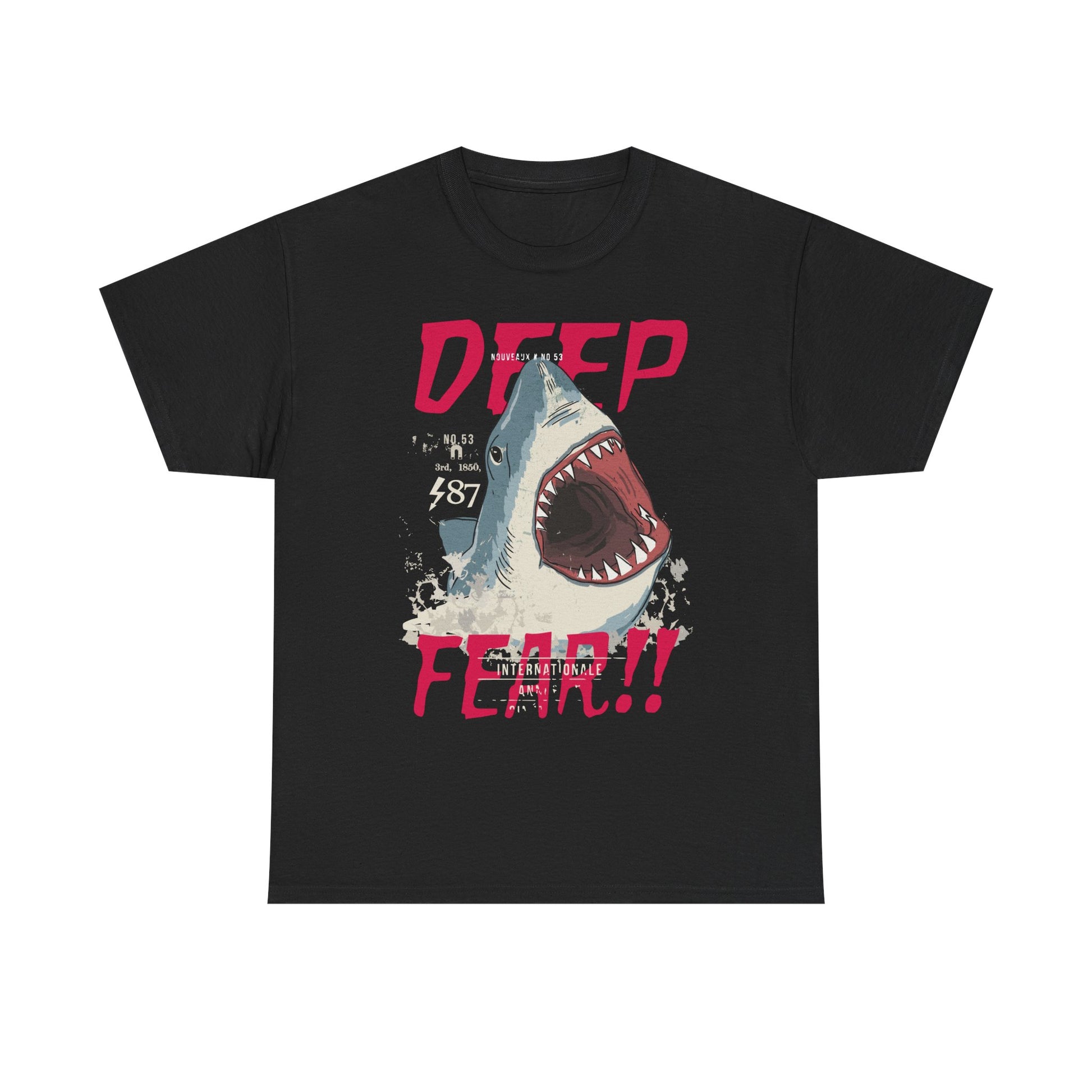 Deep Fear Shark Tee | Heavy Cotton Tee, Streetwear
