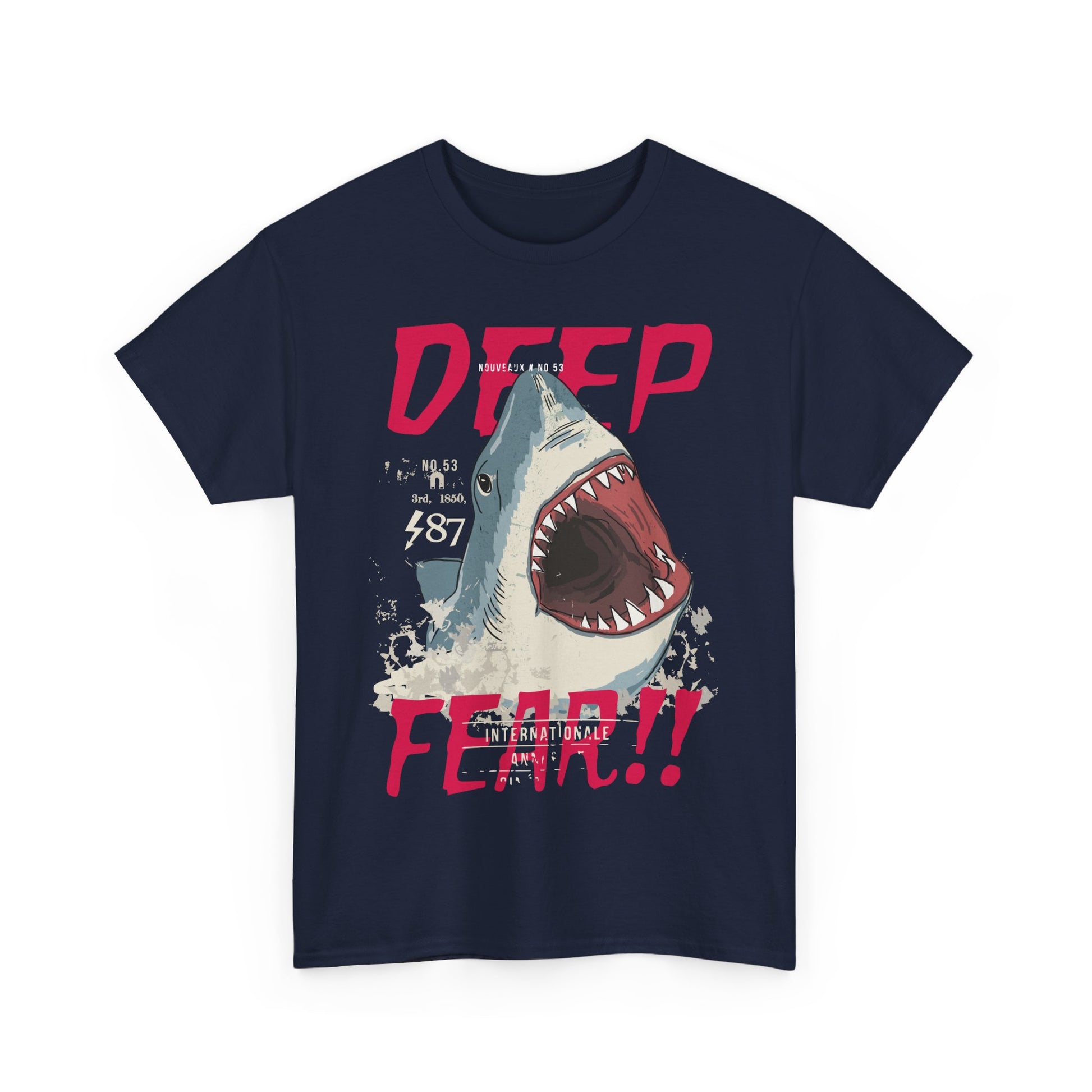 Deep Fear Shark Tee | Heavy Cotton Tee, Streetwear